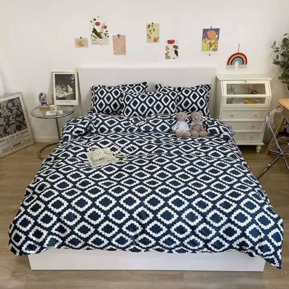 Juego Funda De Plum&oacute;n + Sabana 200 Hilos King image number 0.0