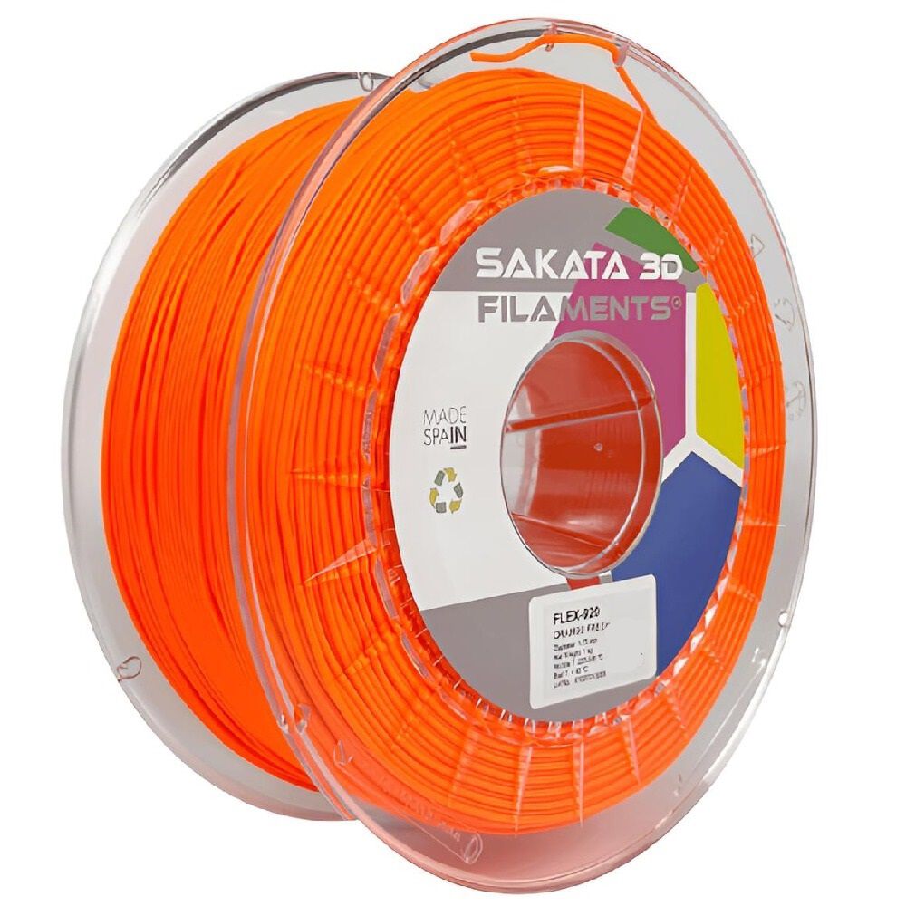 Filamento Sakata Flex-920 Naranjo 1.75mm 1kg image number 0.0