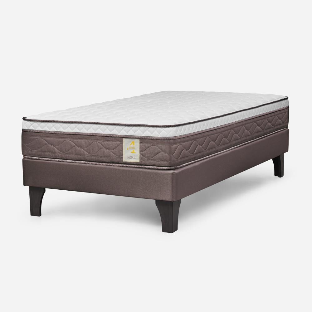 Cama Europea Rosen New Style 4 Plus / 1 Plaza / Base Normal image number 0.0