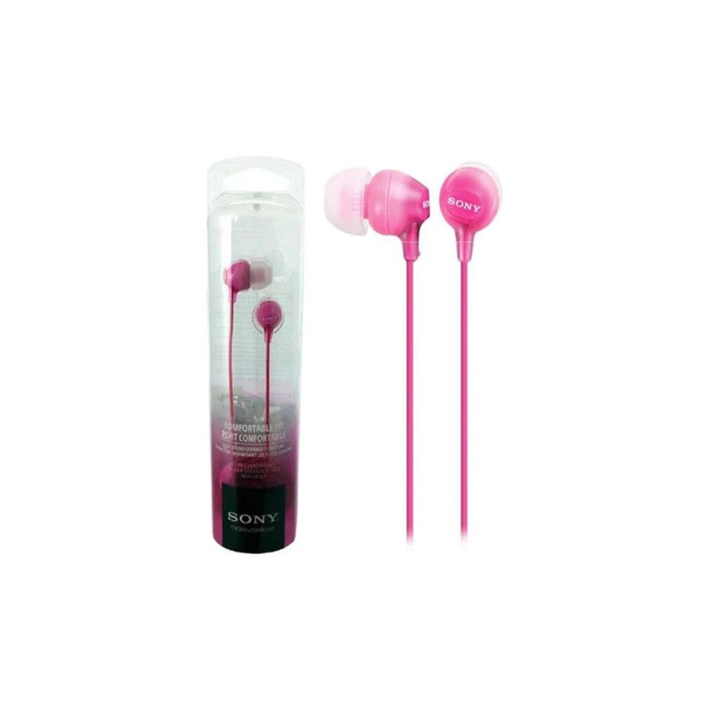 Audifonos In Ear Jack 3.5mm Rosado Mdrex15p image number 3.0