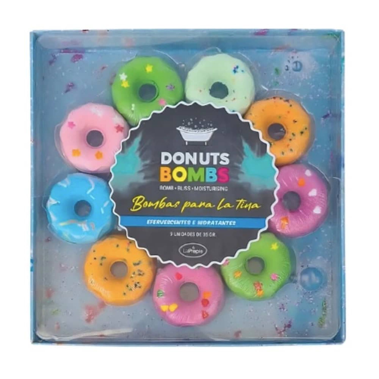 Bombas De Ba&ntilde;o Donuts 9pcs image number 0.0