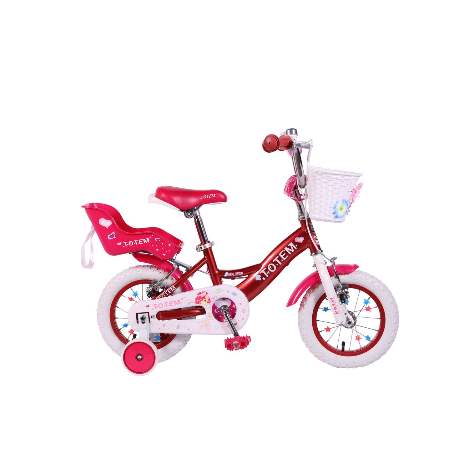 Bicicleta Totem Infantil Aro 12 Miss Lilly Color Fucsia image number 1.0