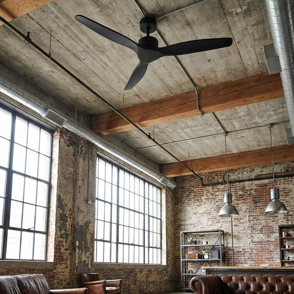 Ventilador De Techo Aviador Negro Ajustable 52 Primaterm image number 3.0