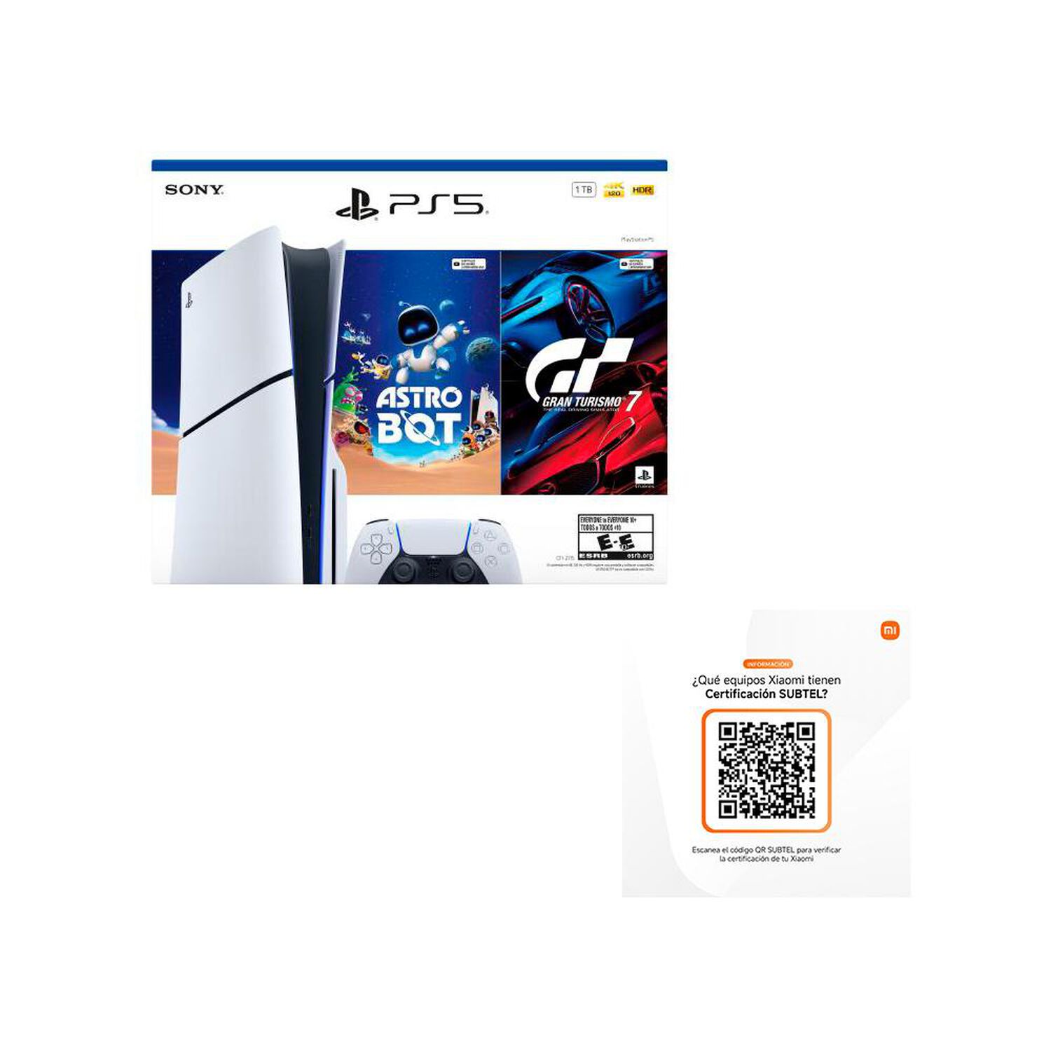Consola PS5 Edici&oacute;n Disco 1 TB + Juego Astro Bot + Juego Gran Turismo 7 image number 3.0