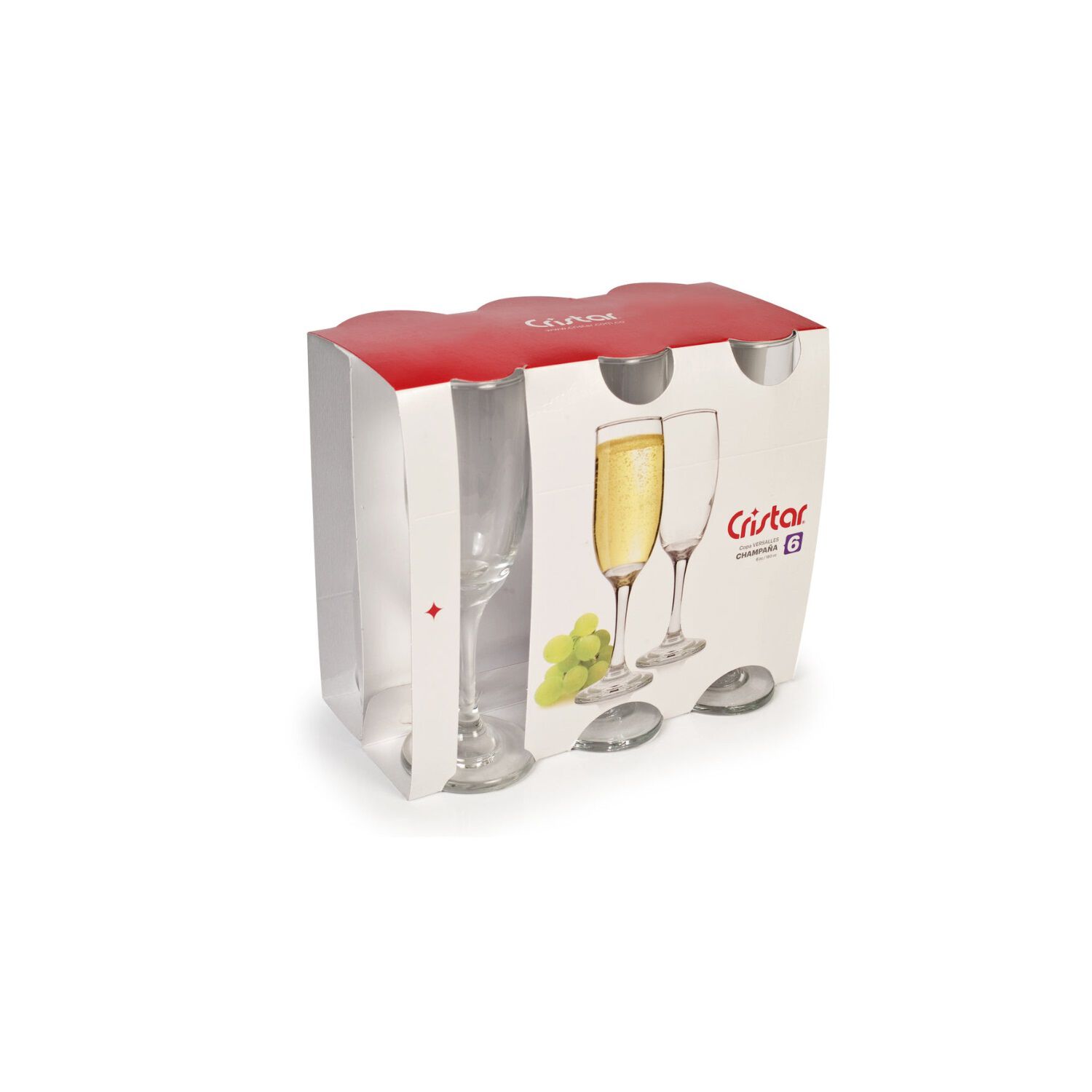 Pack 6 Copas Champagne 176cc Versalles Para Cockta image number 4.0