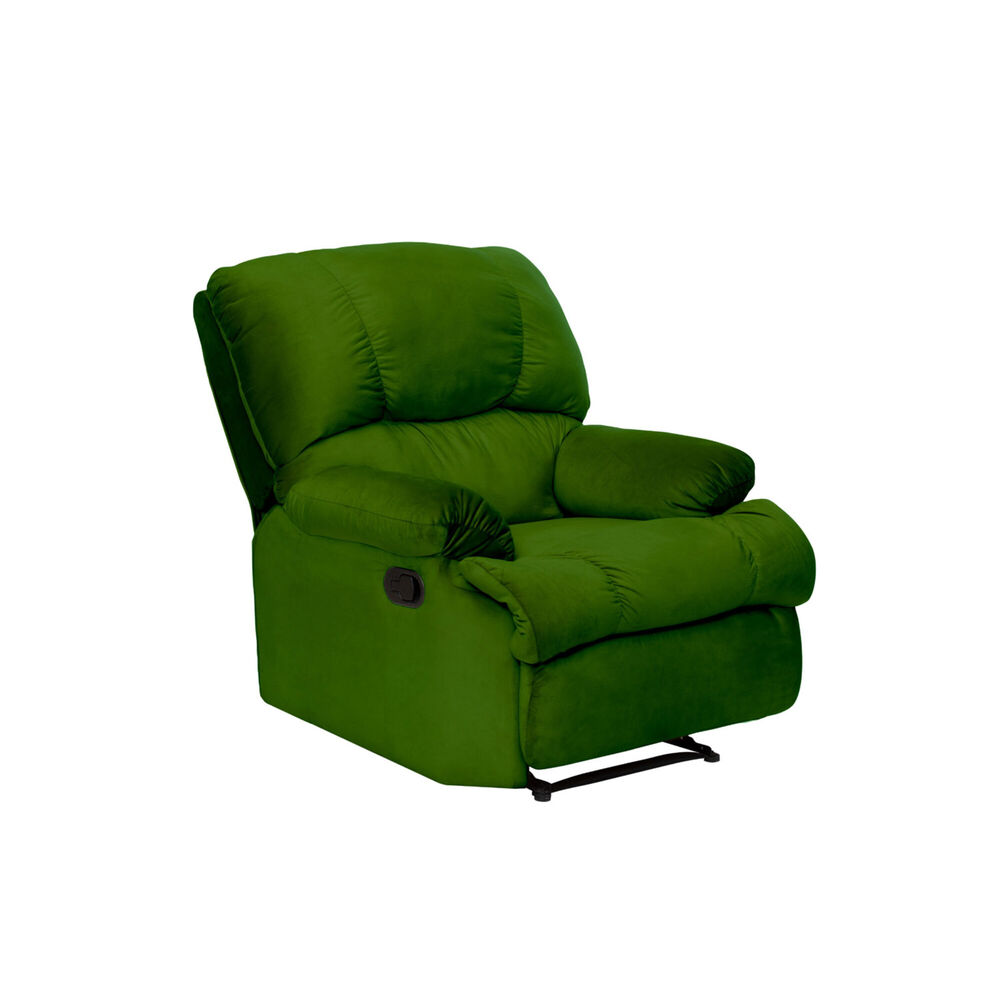 Bergere Perugia Reclinable Tela Velvet Verde image number 0.0