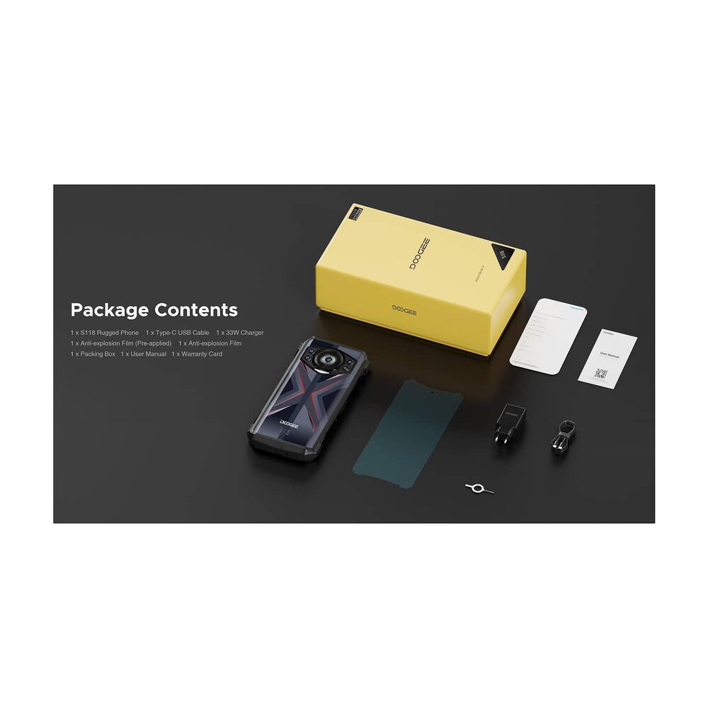 Doogee S118 - Celular Rugged Resistente Android 14, 8+512gb image number 9.0