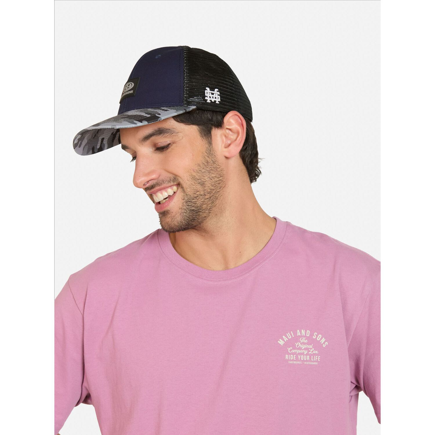 Pack Polera + Jockey Hombre Maui And Sons image number 2.0