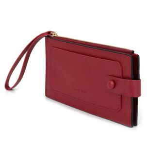 Billetera De Mujer Tarja Burdeo Carven