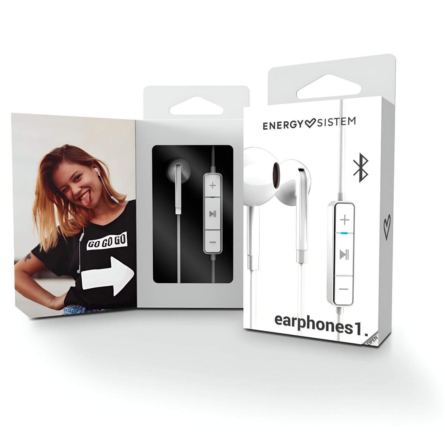 Aud&iacute;fono Bluetooth In Ear Energy Sistem Earphone 1 Wh 446919 image number 0.0