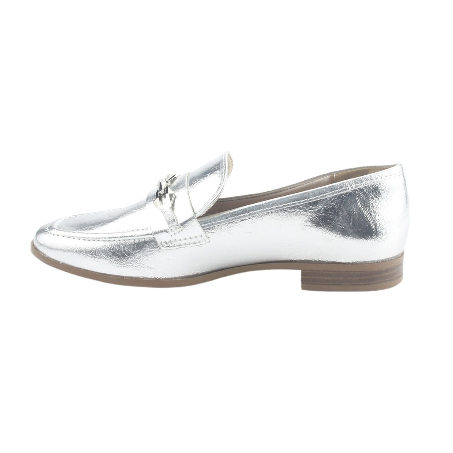 Mocasin Via Marte Mujer 075-007-01 Plateado Casual image number 1.0