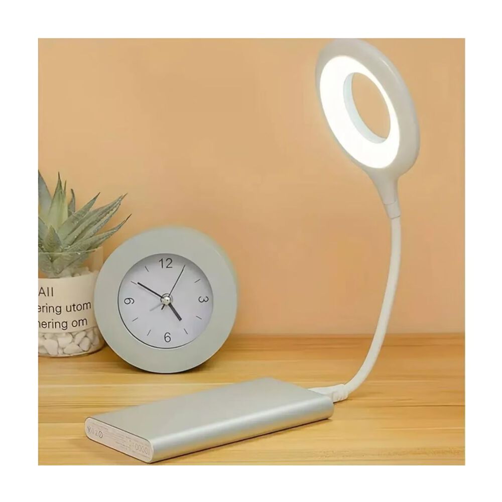 Lámpara Led Usb Luz Portátil Para Escritorio Forma Dona image number 0.0