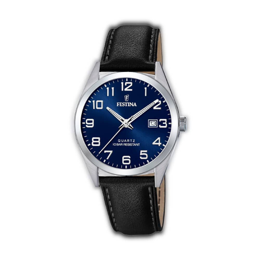Reloj F20446/2 Festina Azul Hombre Acero Cl&aacute;sico image number 0.0