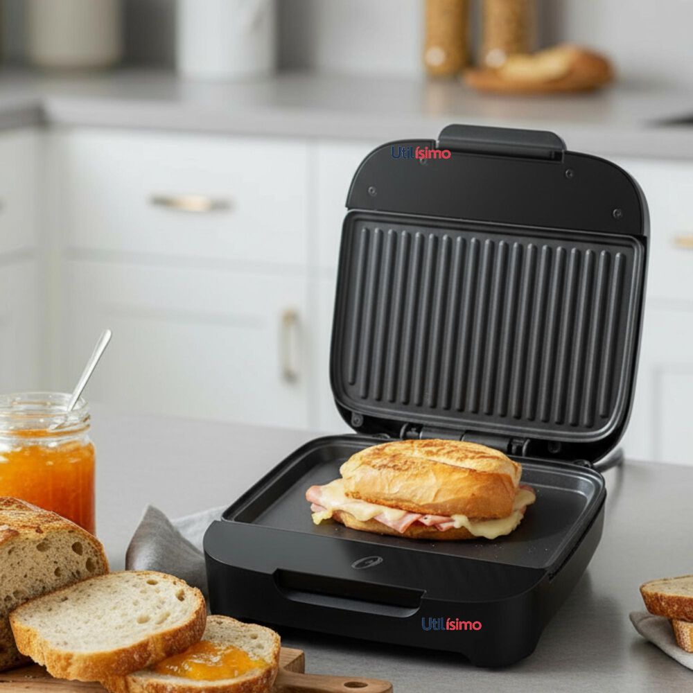 Sandwichera Oster Compacta Con Platos Hondos Ckstsm400 image number 0.0