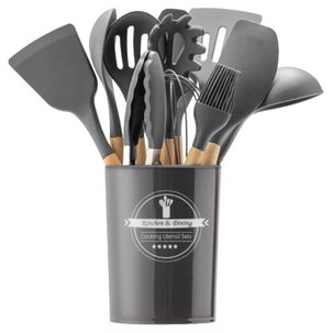 Set Cocina 12 Pcs Silicona Antiadherentes Gastronomicos