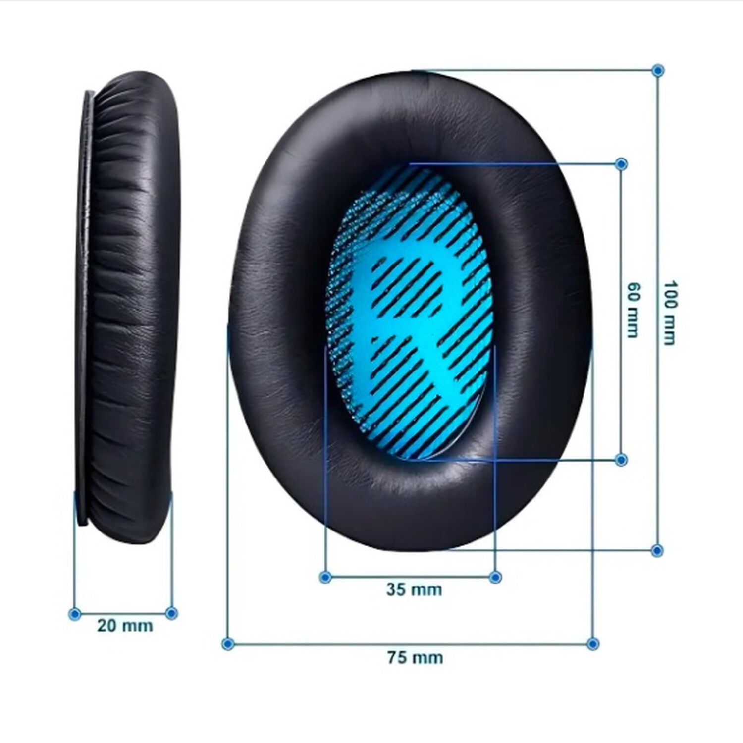 Almohadillas Bose Quietcomfor Negra image number 4.0