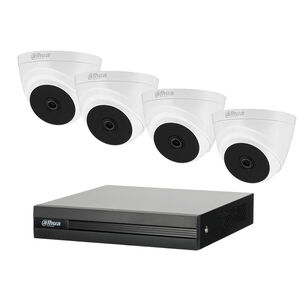 Kit Profesional Dahua Domo 4 Ch + 4 Cam 720p + 1tb