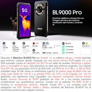 Blackview Bl9000 Pro - C&aacute;mara T&eacute;rmica, Killer Cat S62 Pro