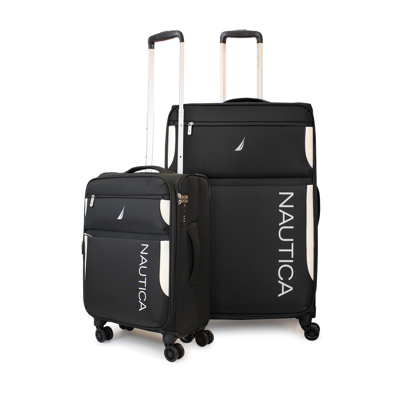 Pack 2 Maletas Blandas S+l Nautica Marbella 10kg Y 23kg Negra image number 0.0