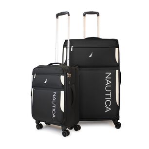 Pack 2 Maletas Blandas S+l Nautica Marbella 10kg Y 23kg Negra