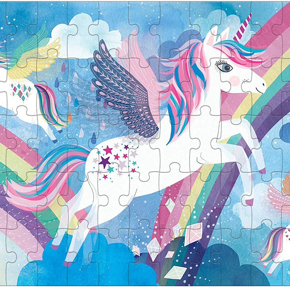 Puzzle 75pcs Lenticular Unicornio Magico Mudpuppy image number 3.0