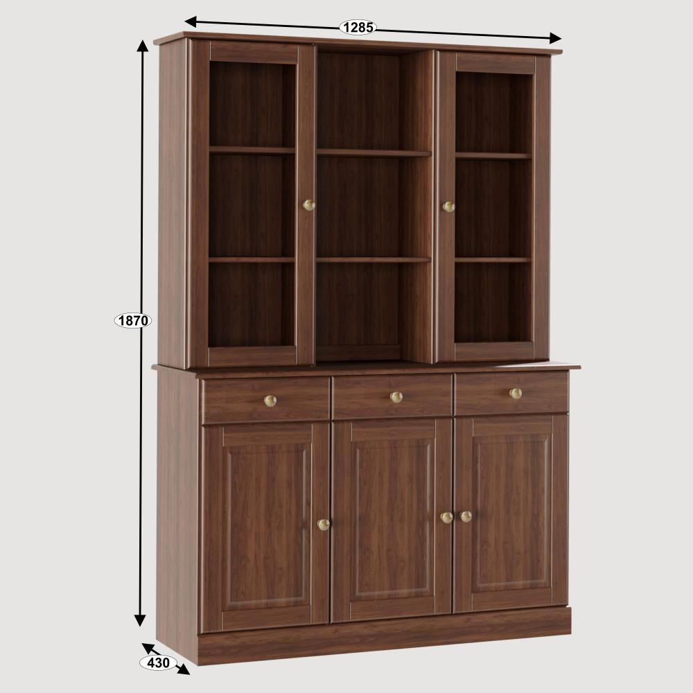 Vitrina Casaideal New Nevada / 5 Puertas / 3 Cajones image number 5.0