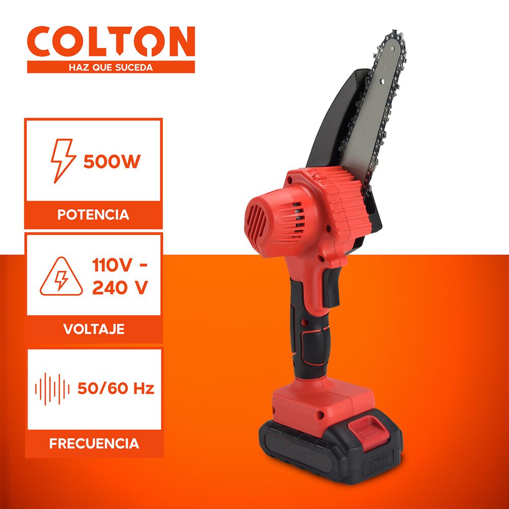 Sierra El&eacute;ctrica Colton 6 Pulgadas + 2 Bater&iacute;as image number 2.0