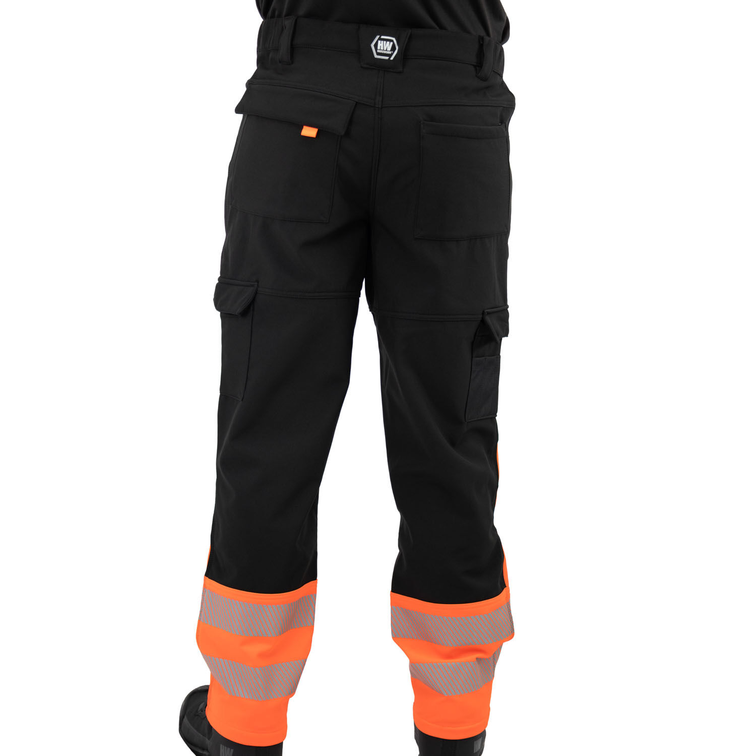 Pantal&oacute;n Softshell Hw Oklan Rojo Fluor image number 3.0