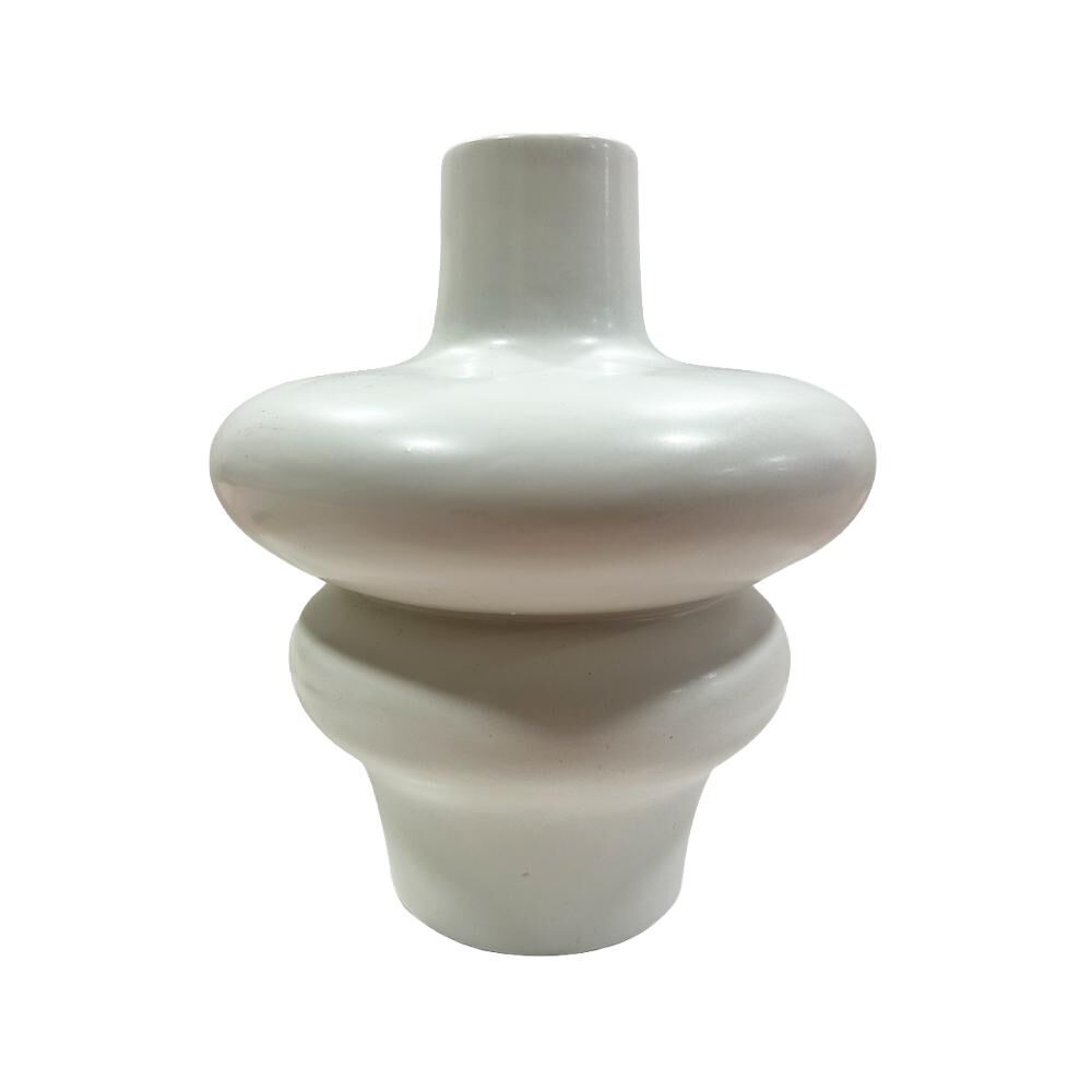 Florero Con Forma Blanco Az Home / 22 Cm image number 0.0