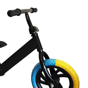 Bicicleta Equilibrio Sin Pedales Infantil Aprendizaje Negra