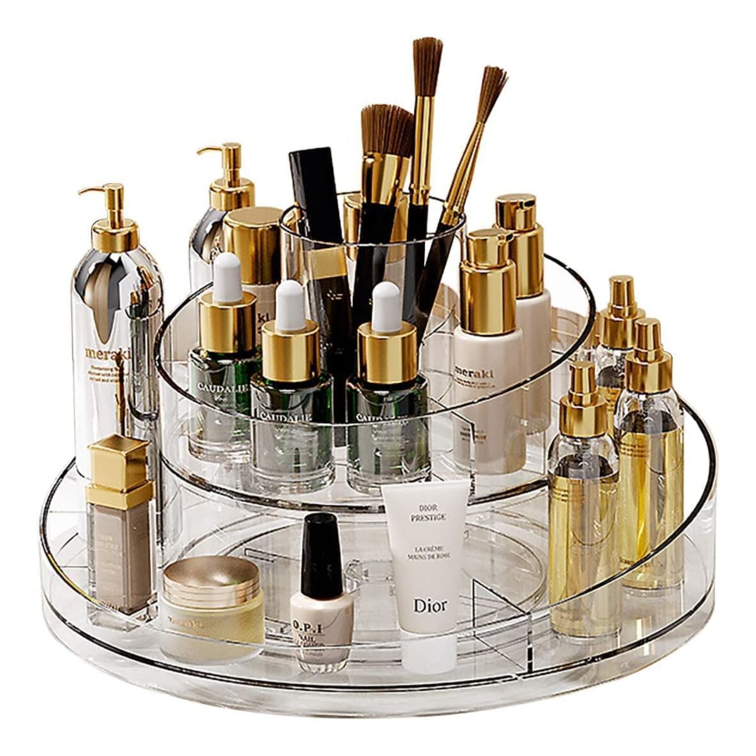 Organizador Maquillajes 360 Grados Un Nivel 24cm Coquette image number 0.0