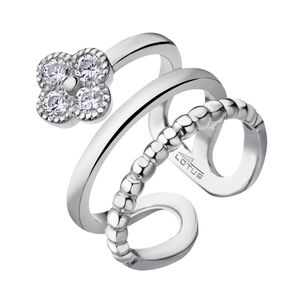 Anillo Lp1612-3/1 Lotus Silver Mujer Pure Essential