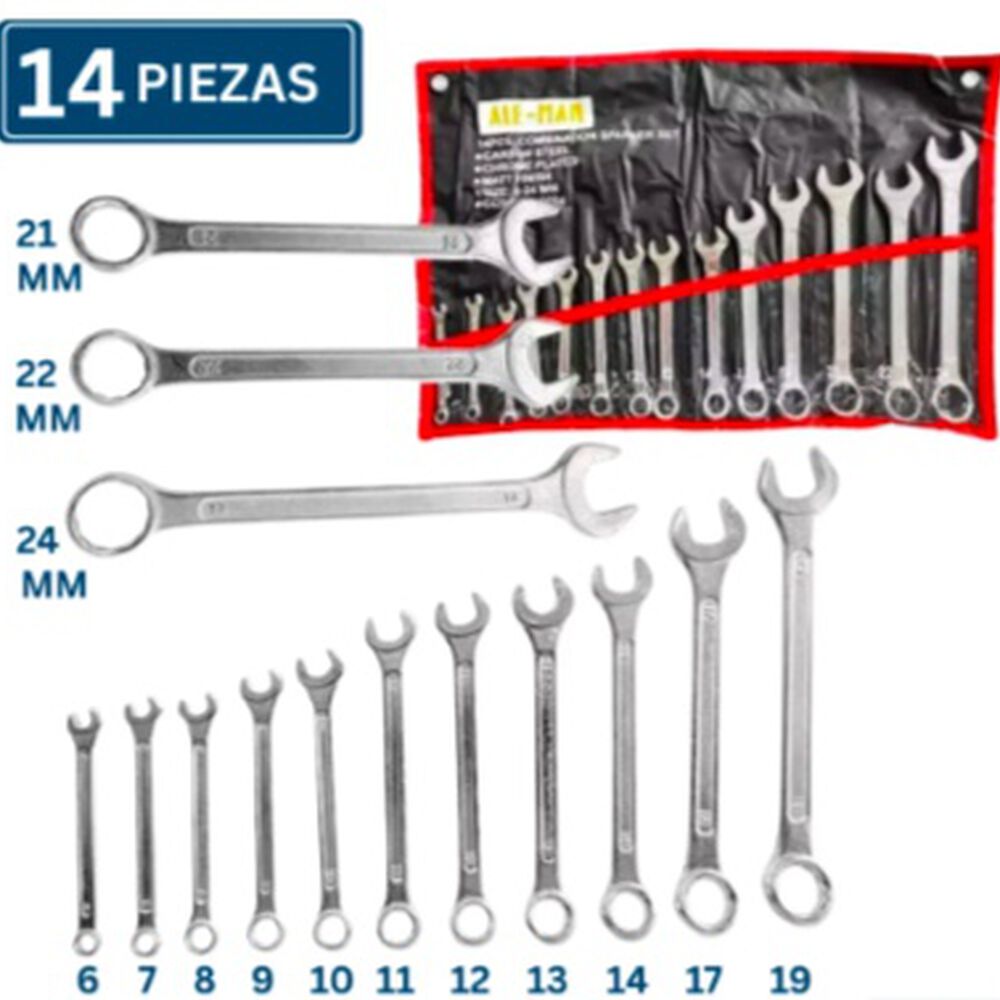 Juego De 14 Llaves Punta Corona + Caja De Dados 40 Piezas image number 2.0