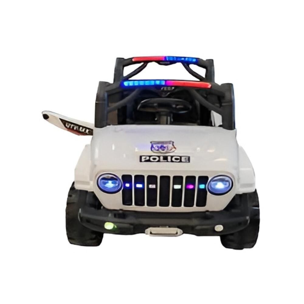 Auto El&eacute;ctrico Bebesit Police St-303 Blanco image number 1.0