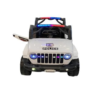 Auto El&eacute;ctrico Bebesit Police St-303 Blanco
