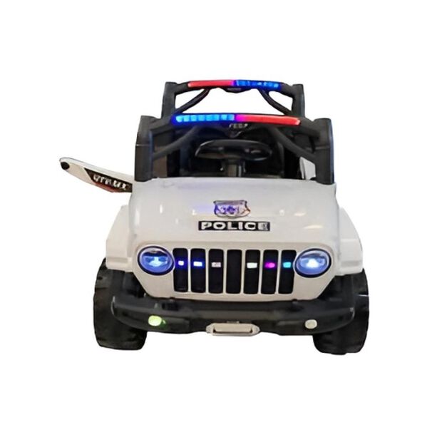 Auto El&eacute;ctrico Bebesit Police St-303 Blanco