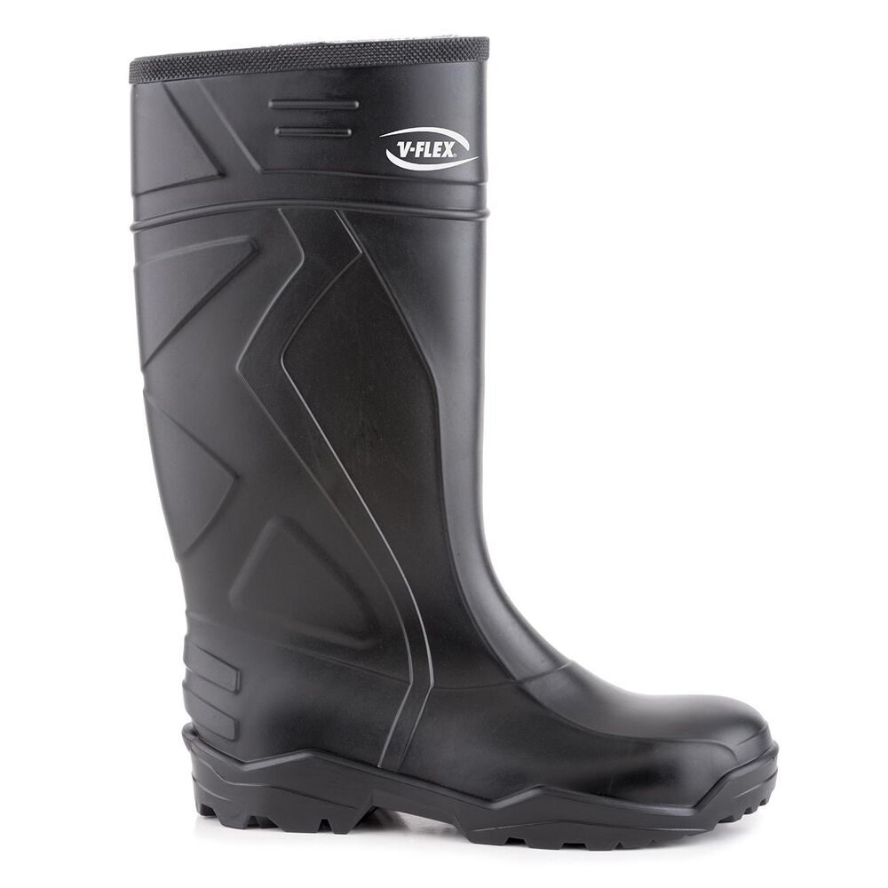 Bota Pvc 940 Punta Y Plantilla Acero Negra Para Lluvia image number 0.0