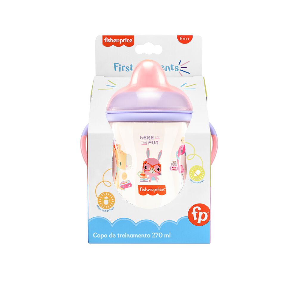 Vaso First Moments Fisher Price Rosa Bb1015 image number 2.0