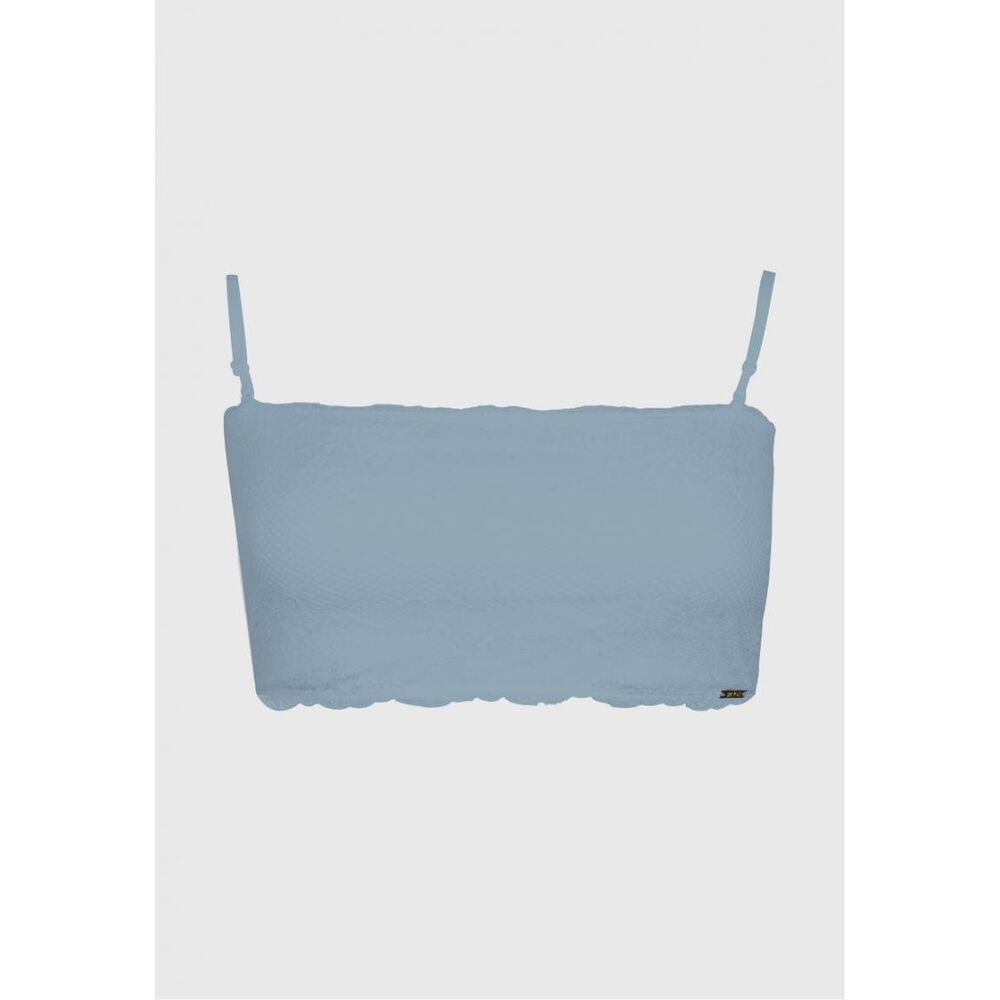 Top Strapless Encaje Celeste 2rios image number 0.0