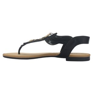 Sandalia Chalada Mujer Call-2 Negro Plano