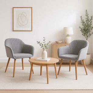 Pack De 2 Butacas Sitiales Poltronas Diamante Terciopelo - Gris