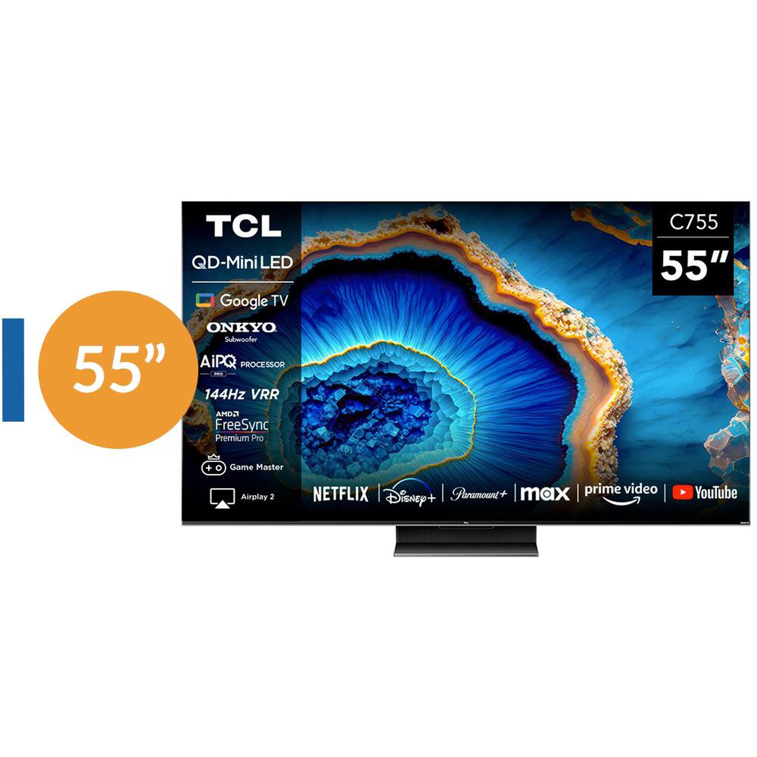 Qled 55" TCL C755 / Ultra HD 4K / Smart TV image number 0.0