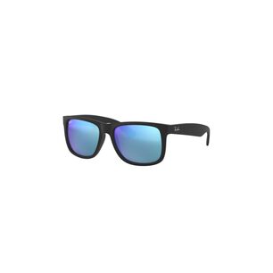 Lentes De Sol Justin Negro Espejados Ray-ban