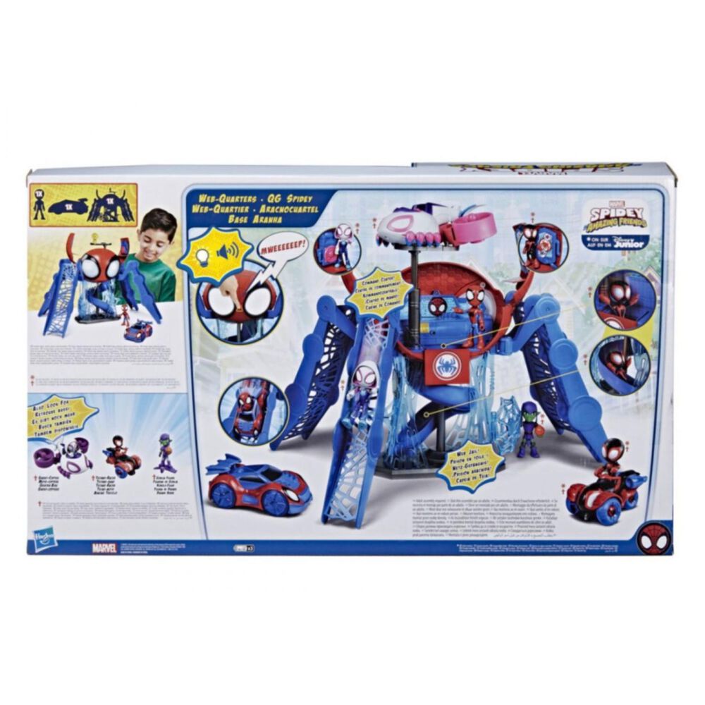 Juguete Spidey Aracnocuartel Spider Man Hasbro image number 2.0
