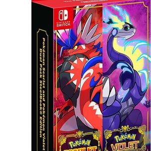 Pokémon Scarlet Y Violet + Steelbook Doble Pack Nsw Eur