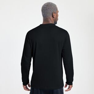 Polera Deportiva Lisa Manga Larga Cuello V Hombre Pro Soccer