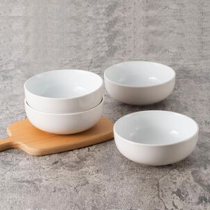 Juego De Bowls Casaideal Greige Bowl / 4 Piezas / 4 Personas