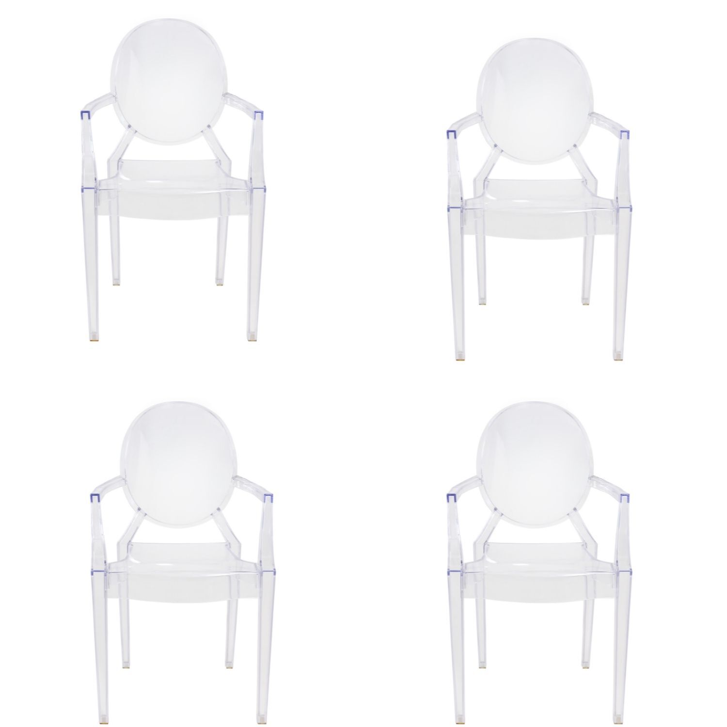 Silla Louis Ghost Con Brazos 4 Unidades image number 0.0