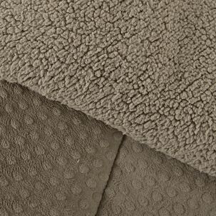 Plum&oacute;n Sherpa Mashini Corduroy Coral / 2 Plazas