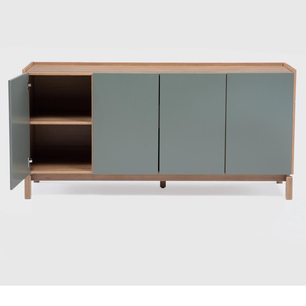 Buffet Barcelona 4 Puertas + 1 Caj&oacute;n Verde-roble image number 3.0